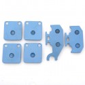 Front Rear Brake Pads For Yamaha Kodiak YFM 400