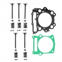 Air Cylinder Gasket Intake Exhaust Valve Spring Kit For Yamaha Raotor 660R YFM660R 4X4 2001-2005