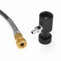 CO2 Cylinder Refill Adapter With Connection W21.8-14/CGA320 For Soda Club Stream
