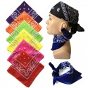 12Pcs Pattern Assorted Colour Sport Bandanas Headwear Face Mask Scarf