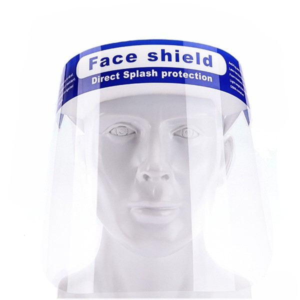 1PC Anti-Fog Oil-Proof And Splash-Proof Transparent PET Protective Mask