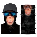 25x51cm Outdoor 3D Animal Face Neck Warmer Mask Biker Dust Sunscreen Headband Cap