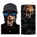 25x51cm Outdoor 3D Animal Face Neck Warmer Mask Biker Dust Sunscreen Headband Cap