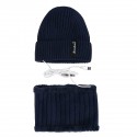 2Pcs Unisex USB Heating Heated Head Neck Face Hat Cap Scarf Winter Warm Timing