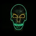3 Color Halloween LED Luminous Mask Cosplay Mask For Festival Glow-in-the-Dark