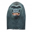 3D Gorilla Pattern Polyester Fleece Animal Character Mask Halloween Scary Mask