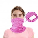 Adult Pink Face Neck Gaiter Tube Bandana Scarf Cover Carbon Filters For Motorcycle Racing Outdoor Sports