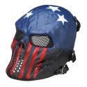 Airsoft Paintball Mask Full Face Skeleton Metal Mesh Eye Game Safety Guard