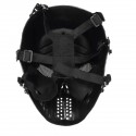 Airsoft Paintball Mask Full Face Skeleton Metal Mesh Eye Game Safety Guard