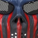 Airsoft Paintball Mask Full Face Skeleton Metal Mesh Eye Game Safety Guard