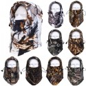 Camo Thermal Ski Neck Hoods Full Face Mask Cover Hat Cap