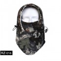 Camo Thermal Ski Neck Hoods Full Face Mask Cover Hat Cap