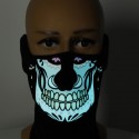 Cool Light Halloween LED Mask Cool Light Up Cosplay Party Flashing Luminous Ghost Hot