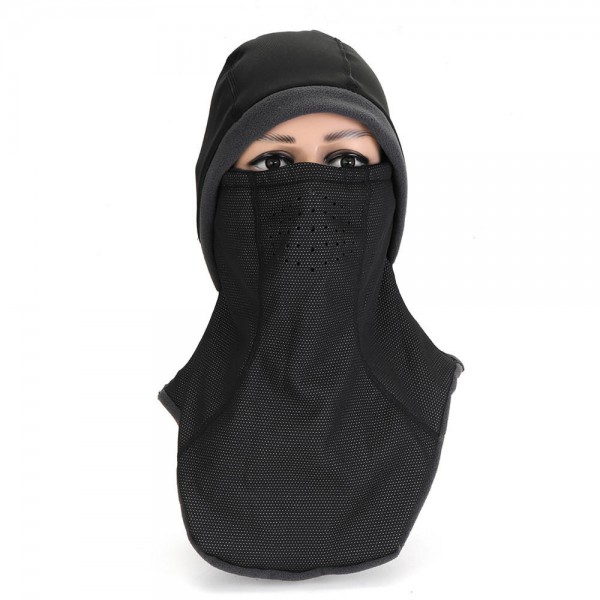 Motorcycle Scooter Windproof Fleece Lengthen Full Face Mask With Venting Holes
