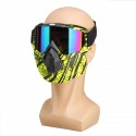 Detachable Full Face Mask Goggles Motorcycle Motocross Ski Riding Cycling Protector Outdoor