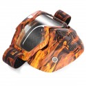 Detachable Modular Mask Shield Goggles Full Face Protect For Motorcycle Helmet