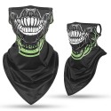 Ear Hanging Face Mask Dustproof Triangle Scarf Ice Silk Breathable Outdoor CS Game Headgear Riding Windproof Anti UV