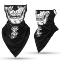 Ear Hanging Face Mask Dustproof Triangle Scarf Ice Silk Breathable Outdoor CS Game Windproof Riding Sunscreen Headgear