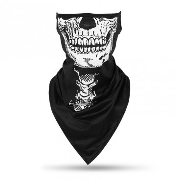 Ear Hanging Face Mask Dustproof Triangle Scarf Ice Silk Breathable Outdoor CS Game Windproof Riding Sunscreen Headgear