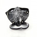 Half Face Punk Rivet Mask Cosplay Leather Halloween Masquerade Party