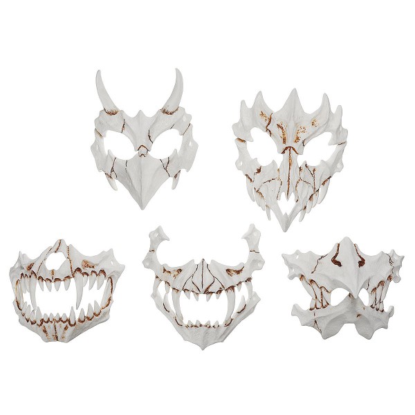 Halloween Resin Mask Animal Theme Party Face Mask Costume Cosplay Party