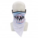 Ice Silk Mask UV Protection Neck Gaiter Scarf Headwear Ear Hook Design Outdoor