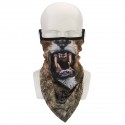 Ice Silk Mask UV Protection Neck Gaiter Scarf Headwear Ear Hook Design Outdoor