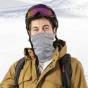 Kids Gray Head Face Neck Gaiter Tube Bandana Scarf Cover Carbon Filters For Motorcycle Racing Outdoor Sports