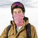 Kids Pink Head Face Neck Gaiter Tube Bandana Scarf Cover Carbon Filters For Motorcycle Racing Outdoor Sports