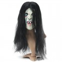 Latex Scary Long Hair Halloween Full Face Masks SADAKO Hallowmas Ghost