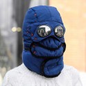 Men Women Thermal Winter Trapper Hat Face Mask Earflap Warmer Outdoor Warm Windproof Skiing Cap