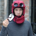 Men Women Winter Bomber Hats With Face Mask Plush Earflap Russian Ushanka with Goggles Warmer Windproof Thicken