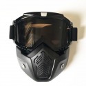 Motorcycle Helmet Face Mask Windproof Shield Goggles Detachable 8 Colors