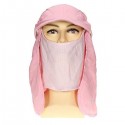 Motorcycle Hiking Mesh Snap Face Neck Cover Flap Hat Cap