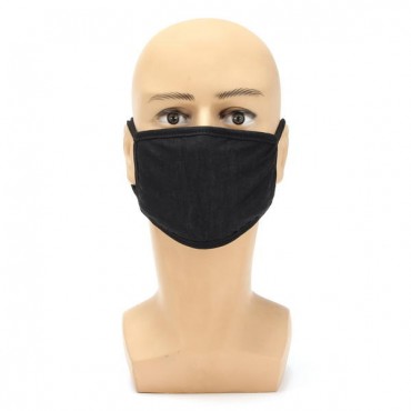 Motorcycle Winter Thick Cotton Dustproof Face Mask Male Solid Color Model Masks