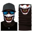 Outdoor 3D Face Neck Warmer Mask Scarf Biker Neck Warmer Sunscreen Headband Cap