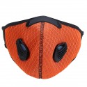 Outdoor Cycling Mask Activated Carbon Dustproof Breathable Net Printing Windproof Face Mask