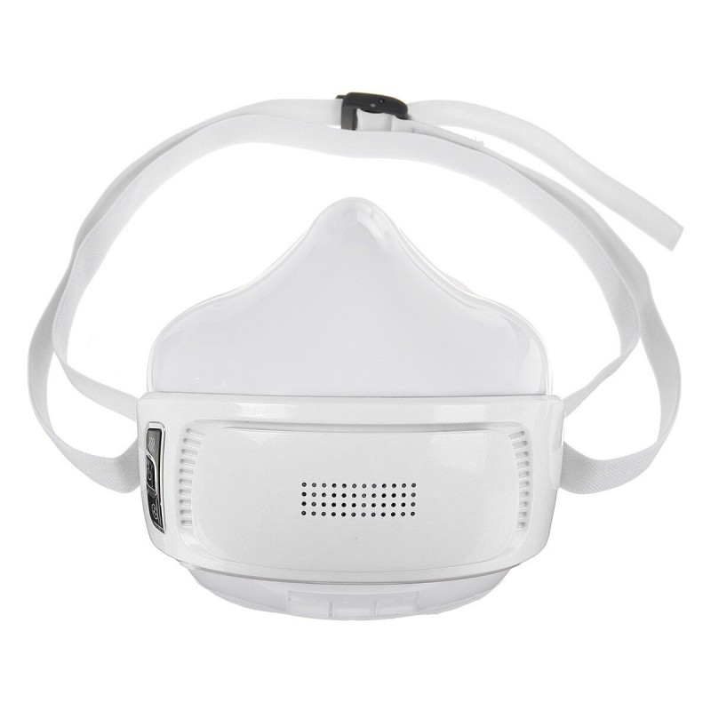 PM2.5 Activated Carbon Electronic Face Mask Protective Anti-smog Outdoor Intelligent With 5pcs Filter Chip