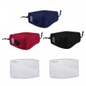 PM2.5 Face Mask Reusable Anti Dust Smoke Allergy Respirator/Activated Carbon Filters