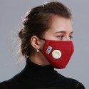 PM2.5 Face Mask Reusable Anti Dust Smoke Allergy Respirator/Activated Carbon Filters