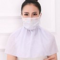 Summer Cycling Sunscreen Neck Mask Outdoor Motorcycle Cotton And Linen Cloth Lace