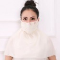 Summer Cycling Sunscreen Neck Mask Outdoor Motorcycle Cotton And Linen Cloth Lace
