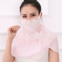 Summer Cycling Sunscreen Neck Mask Outdoor Motorcycle Cotton And Linen Cloth Lace