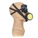 Survival Gas Mask Safety Respiratory Spray with Dual Protection Filter And Goggle
