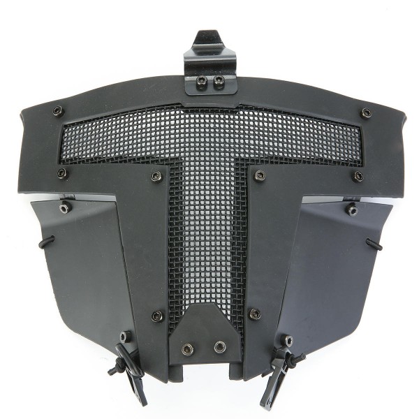 Tactical Airsoft Helmet Cover SPT Steel Mesh Full Face Mask