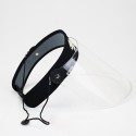 Transparent Face Whield Anti Splash Rain Dustproof Empty Top Hat With Windproof Rope For Men Women