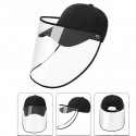 Transparent Protective Mask Plastic Anti-fog Saliva Fashion Motorcycle Baseball Cap