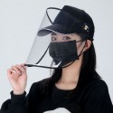 Transparent Protective Mask Plastic Anti-fog Saliva Fashion Motorcycle Baseball Cap