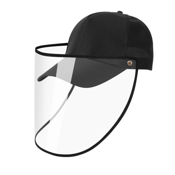 Transparent Protective Mask Plastic Anti-fog Saliva Fashion Motorcycle Baseball Cap