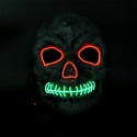 Two-color Glowing LED Illuminated Mask Scary Halloween Costume Party Props Cosplay Mask For Festival